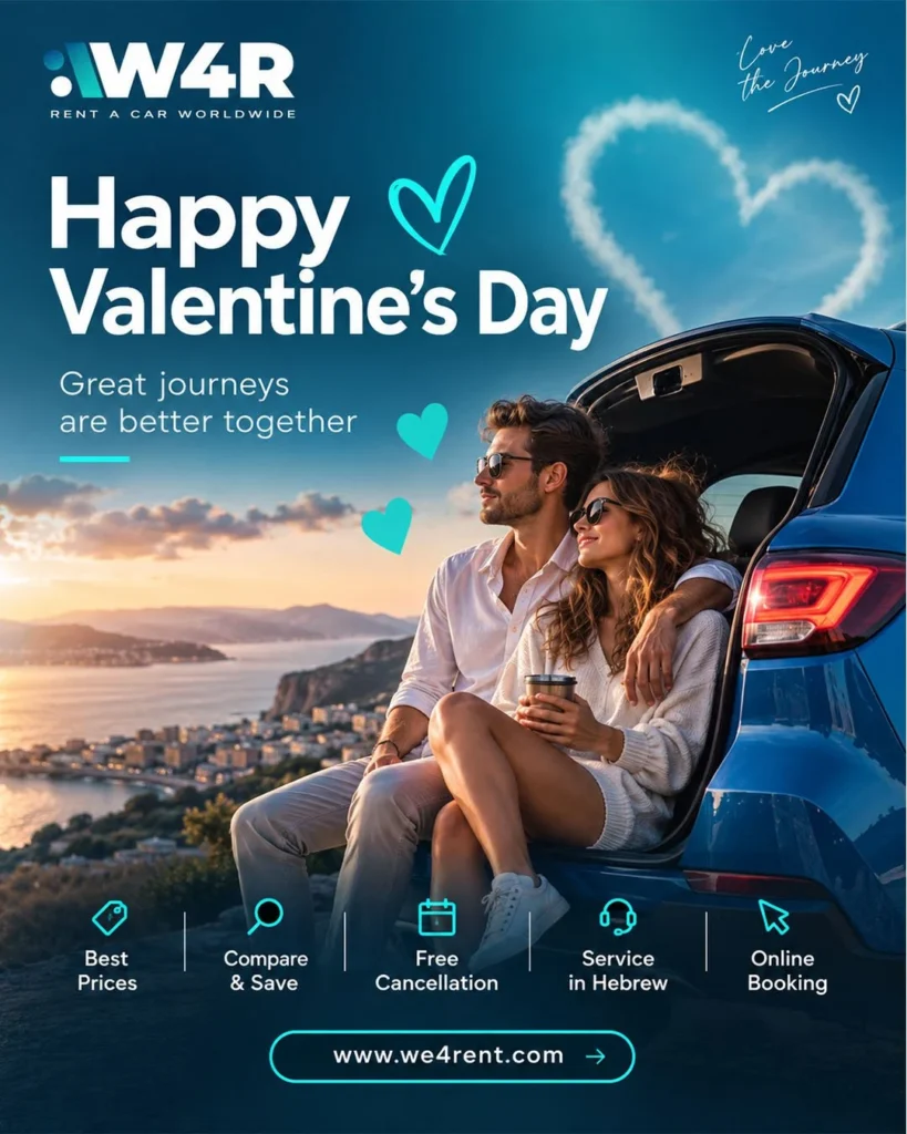 We4Rent — עיצוב פוסט לרשתות